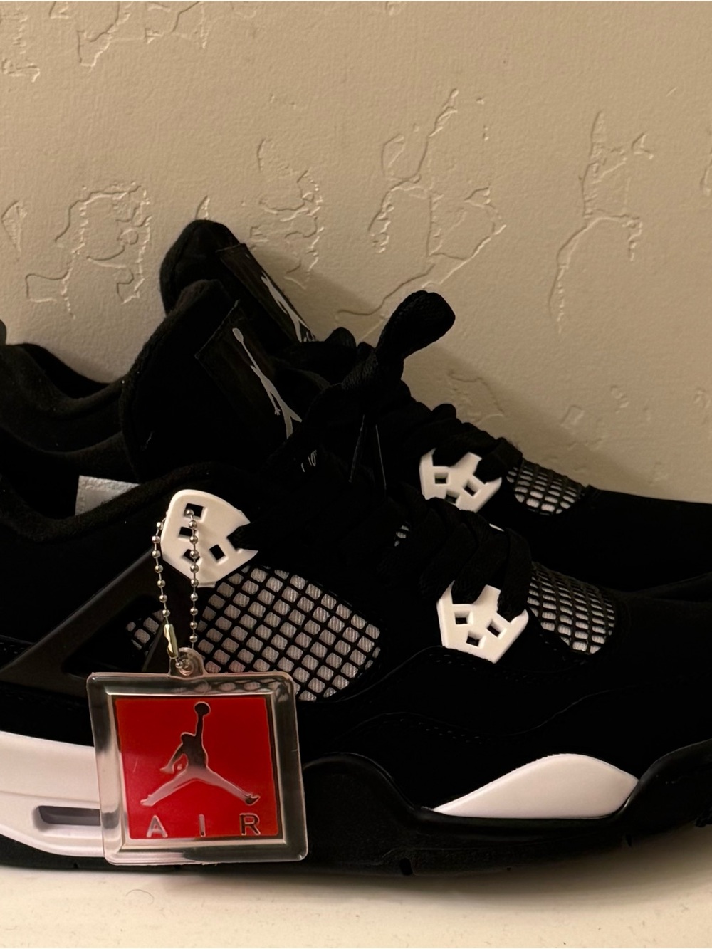 Jordan Men’s Black and White Retro Basketball Sneakers